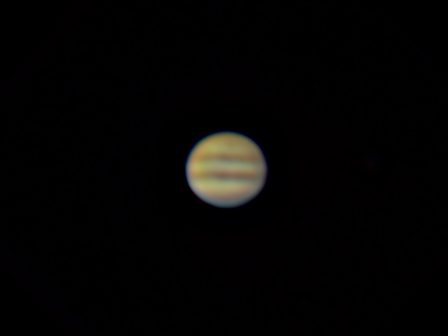 Jupiter aufgenommen am 19.01.2023. Stack aus ca. 2500 Frames.